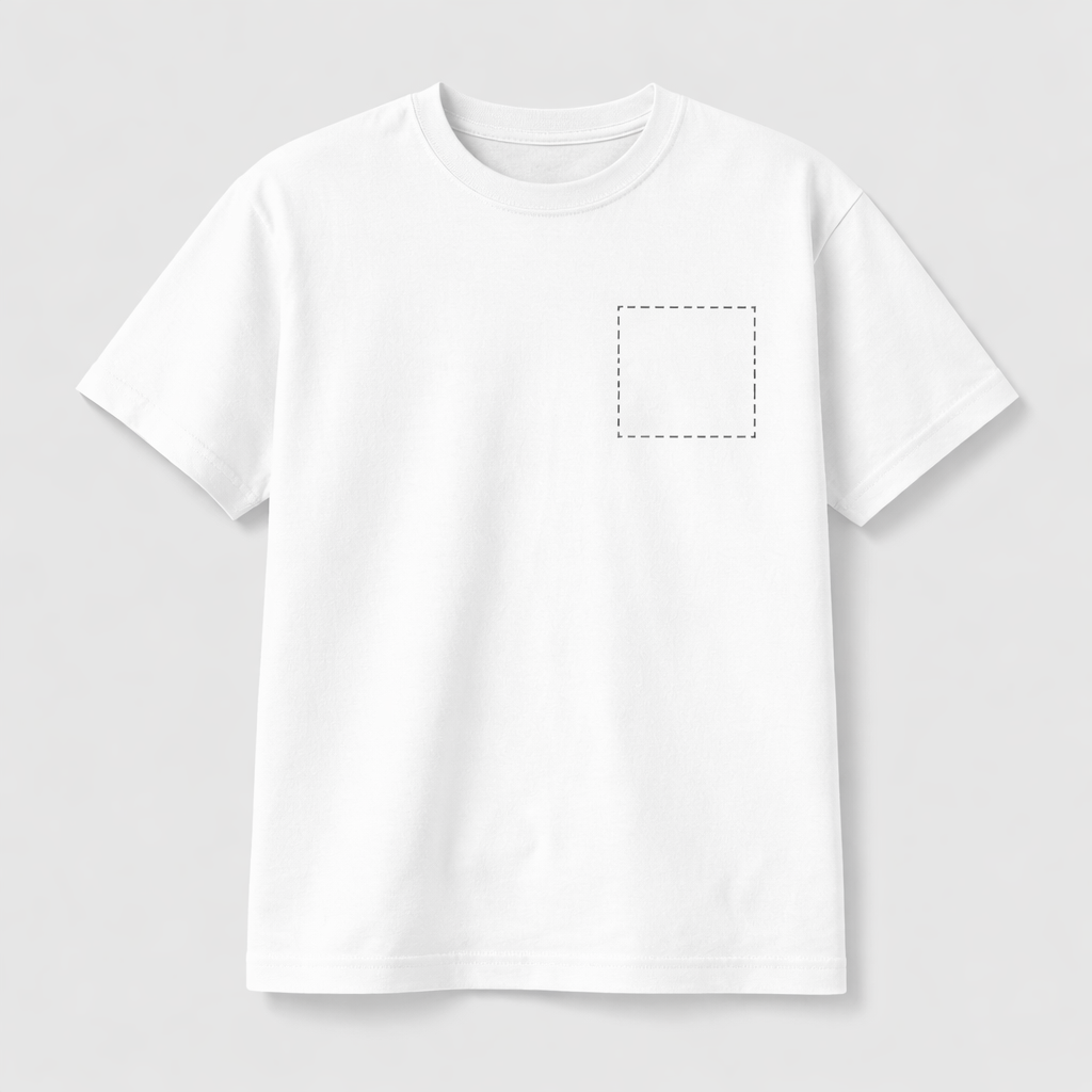Aswit shirt met geborduurde dier